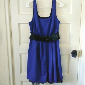 Maurices Blue Dress with Belt